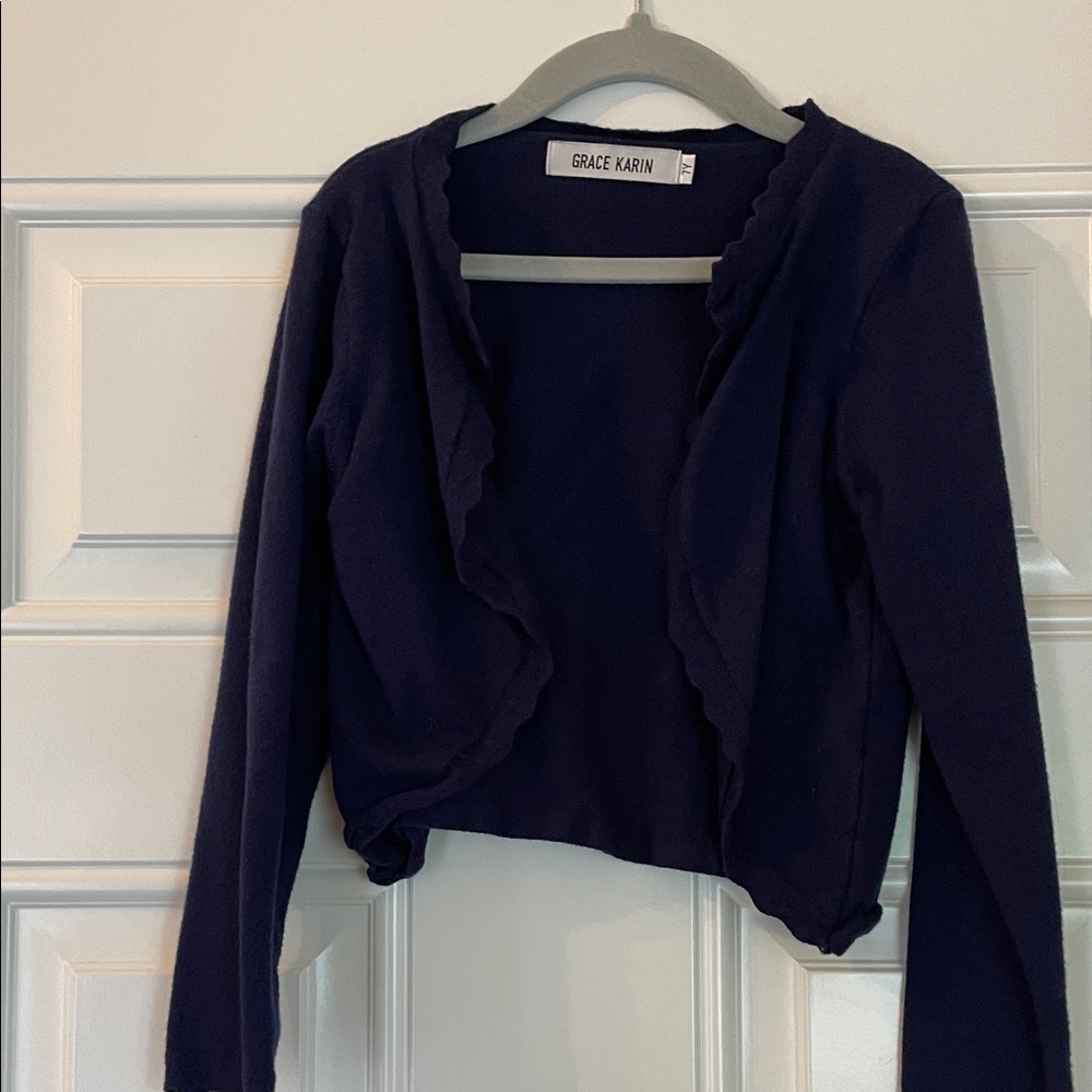 Grace Karin Navy Kids Sweater